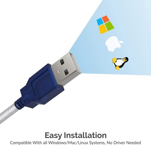 Sabrent USB 2.0 to (9-Pin) to RS232 DB9 Converter Cable -9Ft - CB-9PTF - Picture 5 of 7