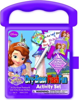 Sofia The First - National Design Destination Fun Dry-Erase Flash Fun Activity