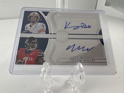 2022 National Treasures Kenny Pickett/Malik Willis Dual Auto No DS-PIT