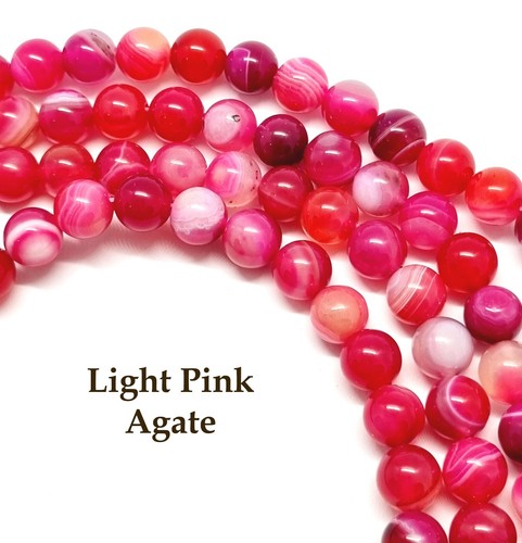 Semi Precious Gemstone Craft Beads Stones 4mm 6mm 8mm - Jade, Agate Dragon Vein - Picture 36 of 59