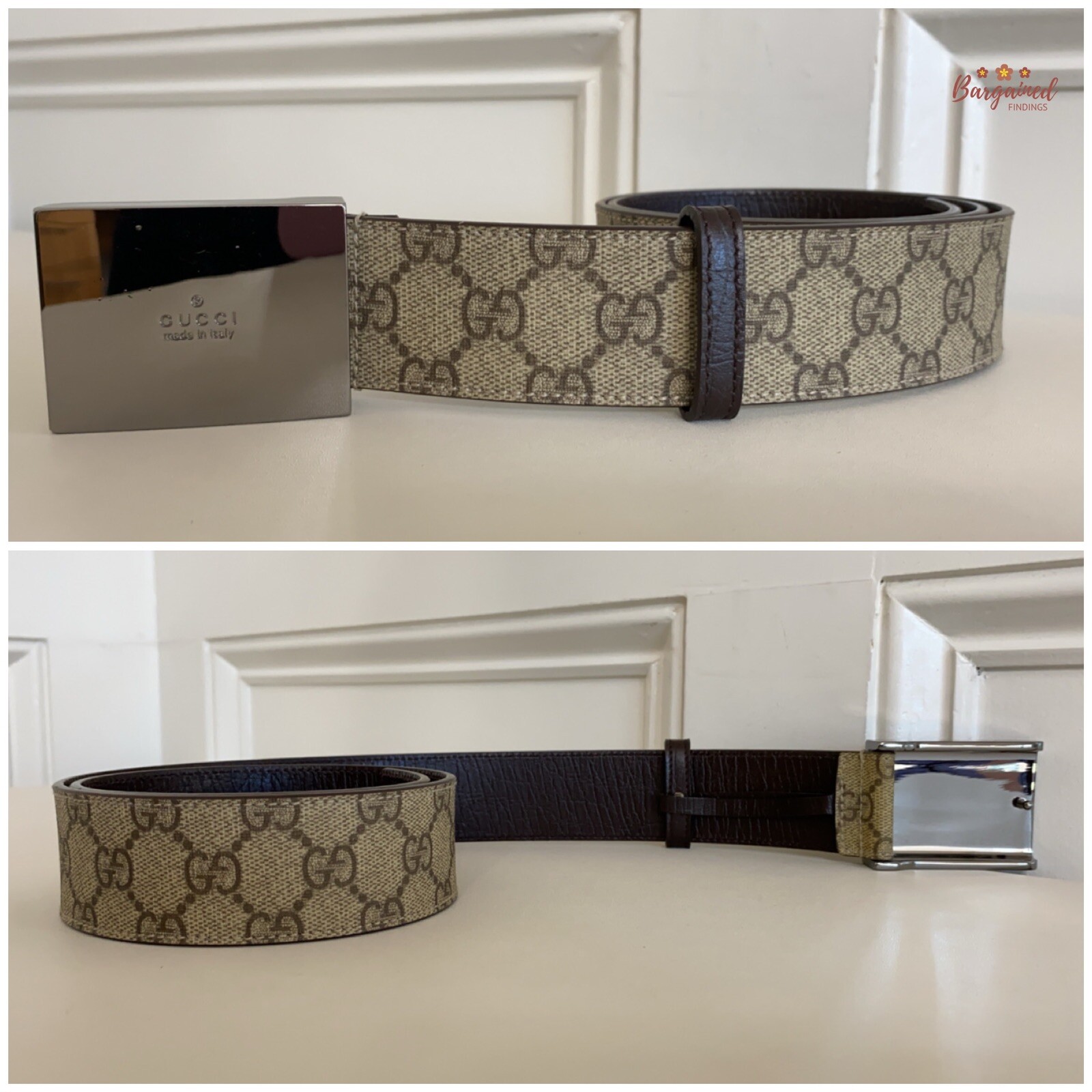 Authentic Gucci Brown GG Plus Monogram Canvas Sil… - image 10