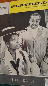 Playbill Pearl Bailey Cab Calloway In Hello Dolly St James Theatre V6 1969 Ebay