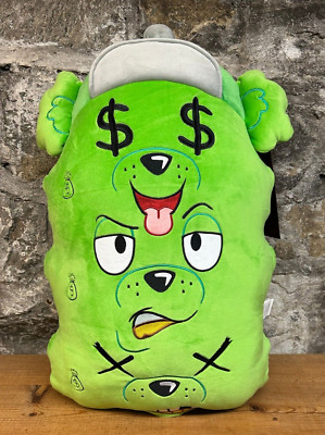 SPRAYGROUND MONEYBEAR TRIPLE MONEY PLUSH TOY/PILLOW Z0533 NEW IN BAG WITH TAGS