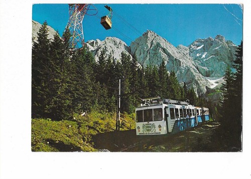 M872 AK Zugspitze Großkabinenbahn Zahnradbahn gelaufen 1986