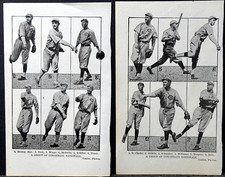 1916 Baseball Guide Pages - 1915 Cincinnati Reds - Heinie Groh, Ivey Wingo