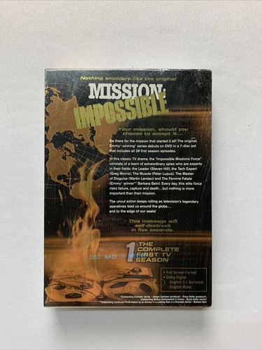 Mission: Impossible : The Complete First Season (DVD, 2006, 7-Disc Set) CBS - Picture 2 of 2