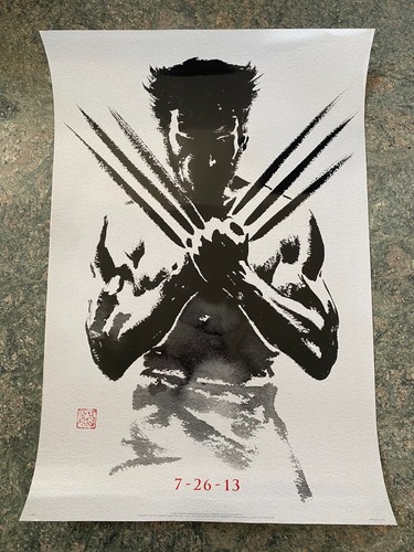 The Wolverine Movie Poster Original 13.5" x 20" Hugh Jackman 2013 X-Men Marvel