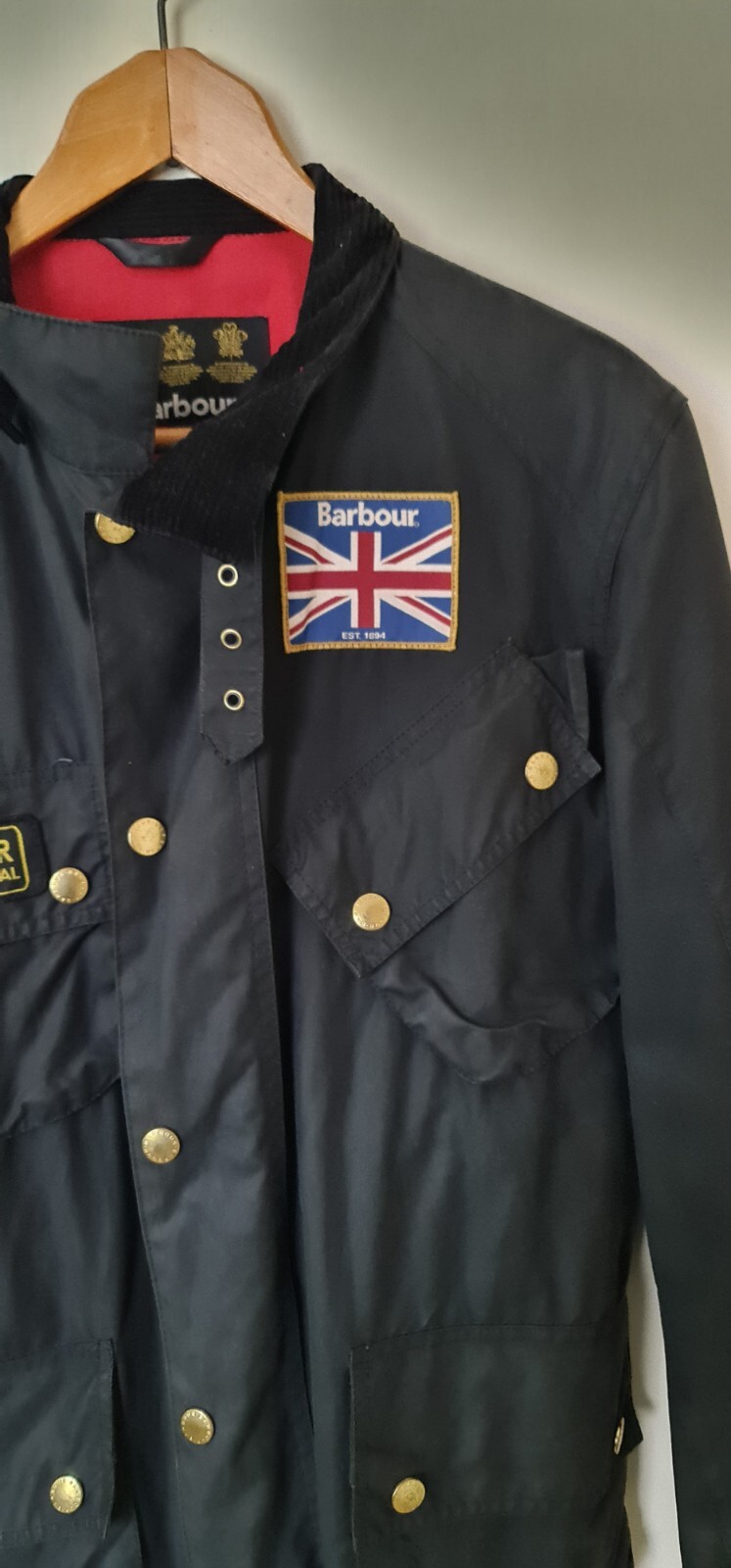 Barbour Union Jack International Wax Jacket eBay