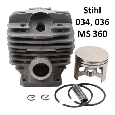 Tuning Zylindersatz Big Bore 48mm Kolben Dichtung Stihl 034 036 MS340 MS360