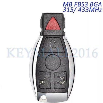 MB FBS3 BGA Keyless Smart Remote Key for Mercedes Benz W204 W207 W212 W164 W221
