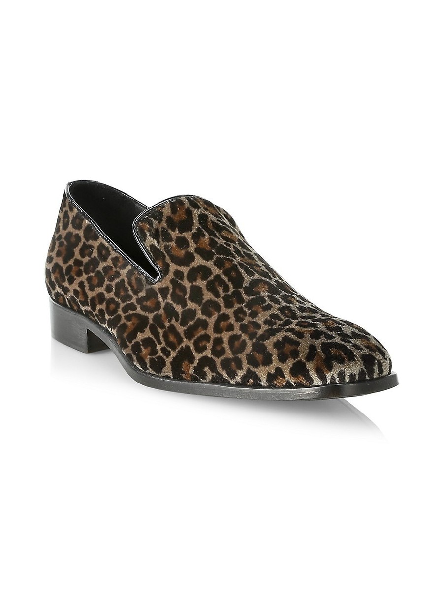 $298 Saks Fifth Ave Exclusive COLLECTION Leopard Velvet  display picture 3