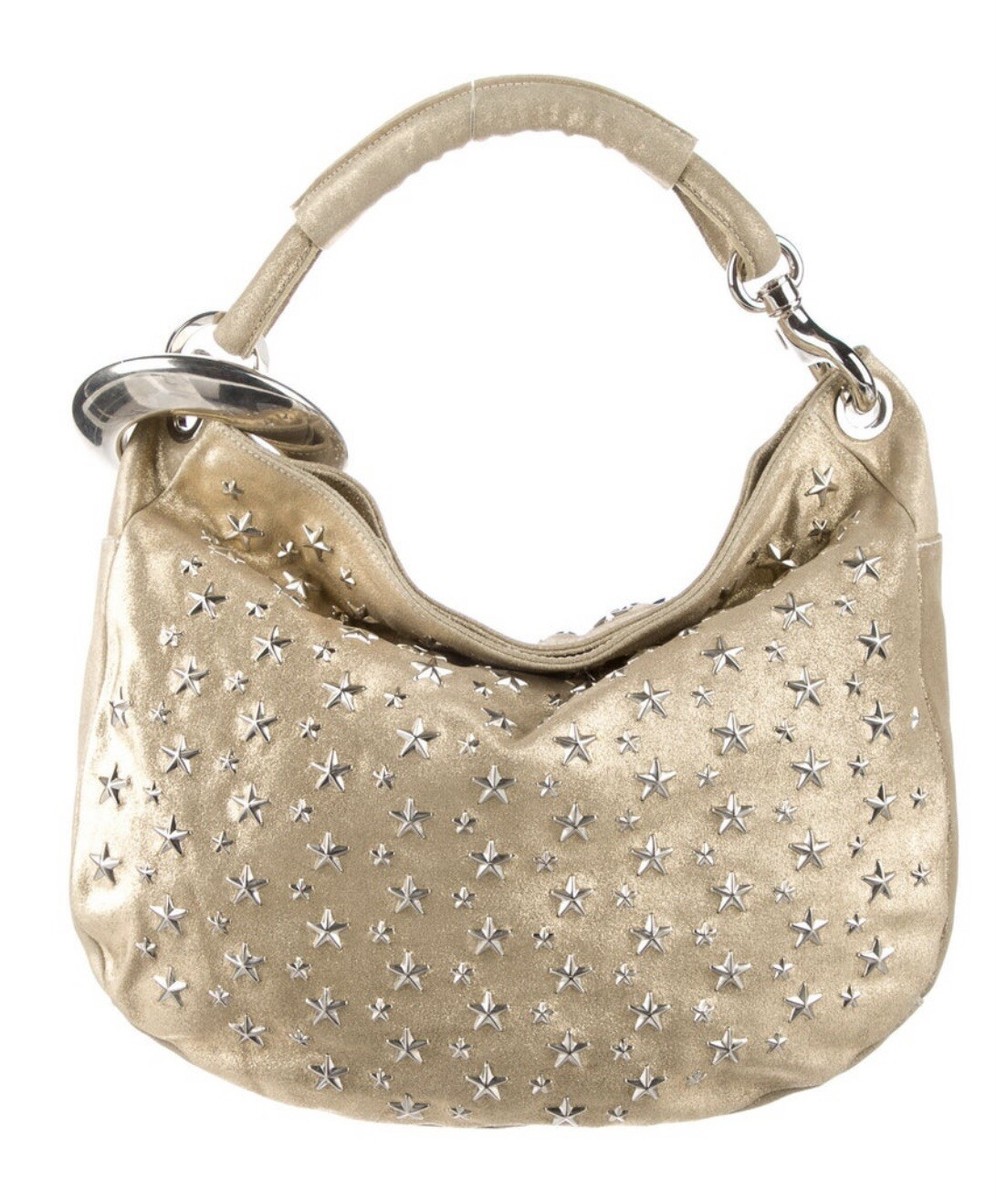 Jimmy Choo Gold Star Studded Handbag | eBay Jimmy Choo Gold Star Studded Handbag | eBay