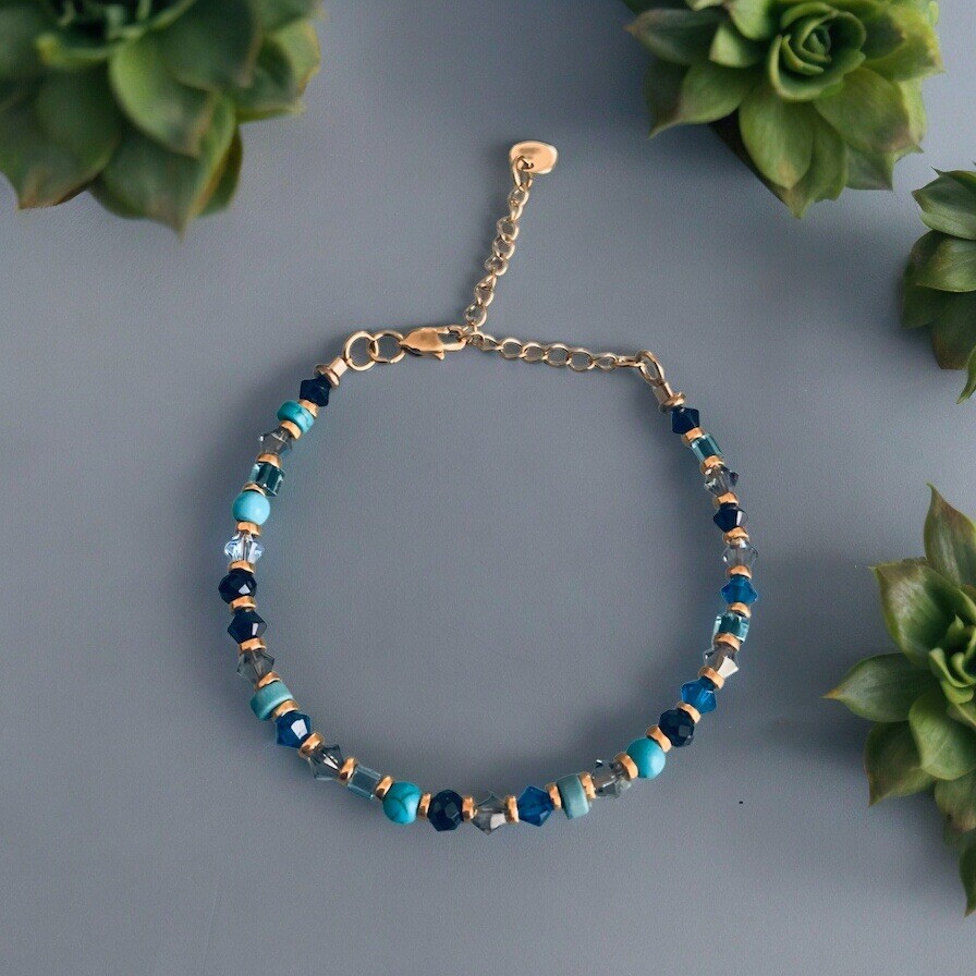 Bracelet en pierres Swarovski d'éclat cristal : un bijou haut de gamme et raffiné