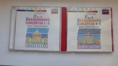 4 CD Bach Brandenburgische Konzerte Karl Münchinger  1959 Recordings DECCA