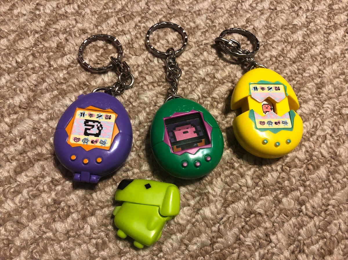 1997年 たまごっち メタルキーホルダー2 7種 14個セット 1997年