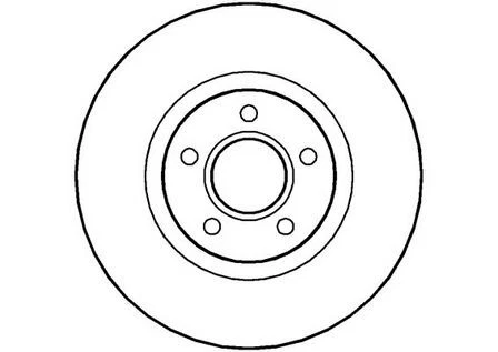 Genuine NAP Front Brake Discs & Pad Set for Ford Grand C-Max 1.0 (9/12-3/16) - Image 2 of 4