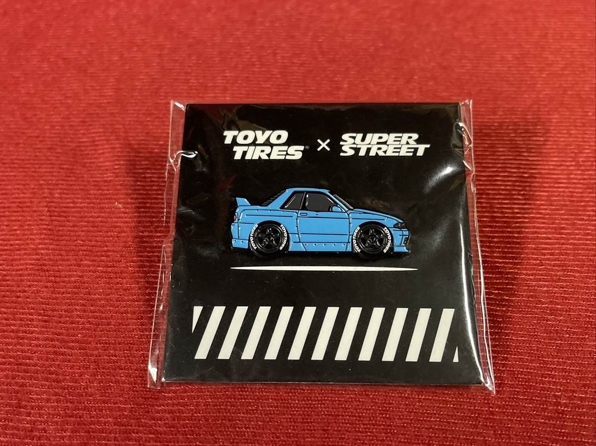 Leen Customs Pin Toyo Tires x Super Street Nissan GTR R32 SKYLINE