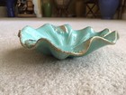 American Art Pottery, Bowls,Hollywood Regency,Hibiscus Flower, Brush, c1940, USA — photo 6
