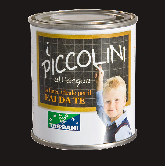 Tassani Vernice all'Acqua I Piccolini 125ml Nero Brillante