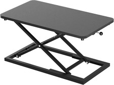 Height Adjustable 24" Scissors Lift Keyboard Mouse Riser for Ergonomic Worksta