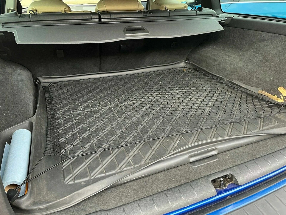 Red de carga de malla organizadora estilo piso maletero trasero para VOLVO XC70 2003-2016 nueva Foto 4 de 4