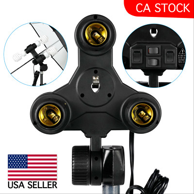 Britek 4 Socket 400W MAX Light Fixture, 4 Switch, Umbrella Hole for ...