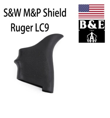 Rubber Grip Sleeve For Smith & Wesson M&P 40 Shield, Ruger LC9, Black GENERIC 