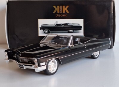 Cadillac Deville Convertible 1968 Black 1:18 KK-Scale KKDC 180311