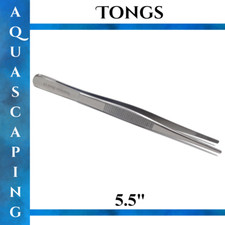 Aquarium Tweezers 5.5" for Water Plants, Reef, Tanks  Aquascaping Serrated Tips