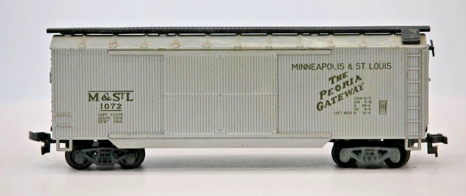 Coche de caja Athearn escala HO Peoria Gateway ~ Minnesota y St. Louis M-St.L #1072 Foto 4 de 4