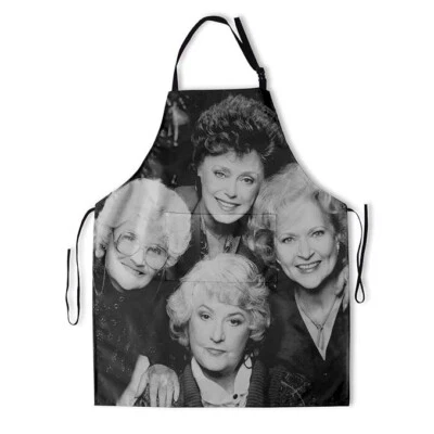 HANDMADE Golden Girls Apron, Waterproof with Pockets, for indoor cooking or outdoor BBQ