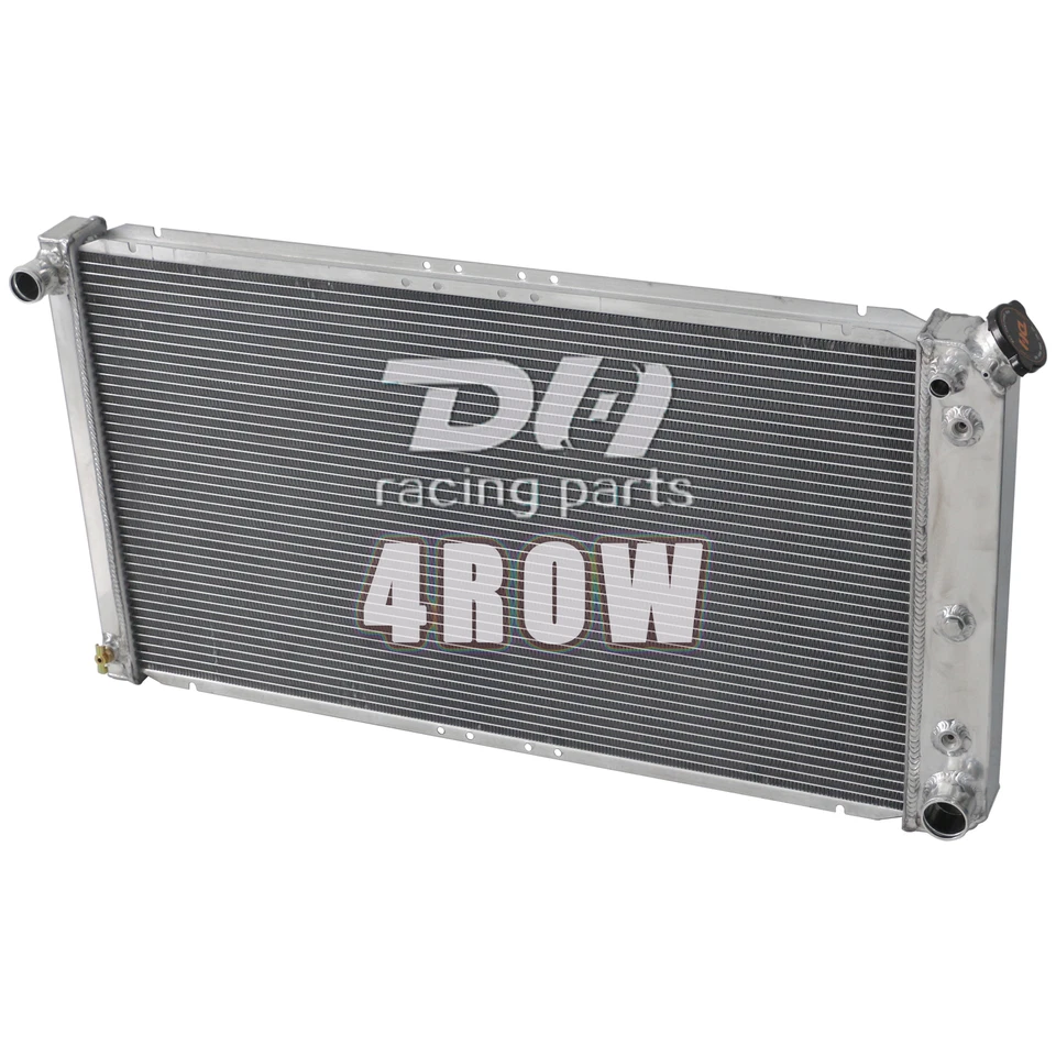 4-ядерный алюминиевый радиатор для 1991-92 1993 Buick Roadmaster/Chevrolet Caprice V8 AT - Изображение 3 из 4