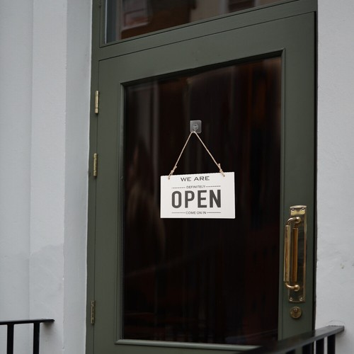 Wooden Door Sign Open Closed Board Double Sided Business Work Office - 第 4/12 張圖片