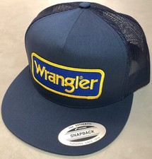 Wrangler Patch Trucker Hat /Yupoong Classic 6006 / 5 Panel Snapback Navy/Navy