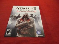 Assassin's Creed Brotherhood Playstation 3 PS3 Instruction Manual Booklet ONLY