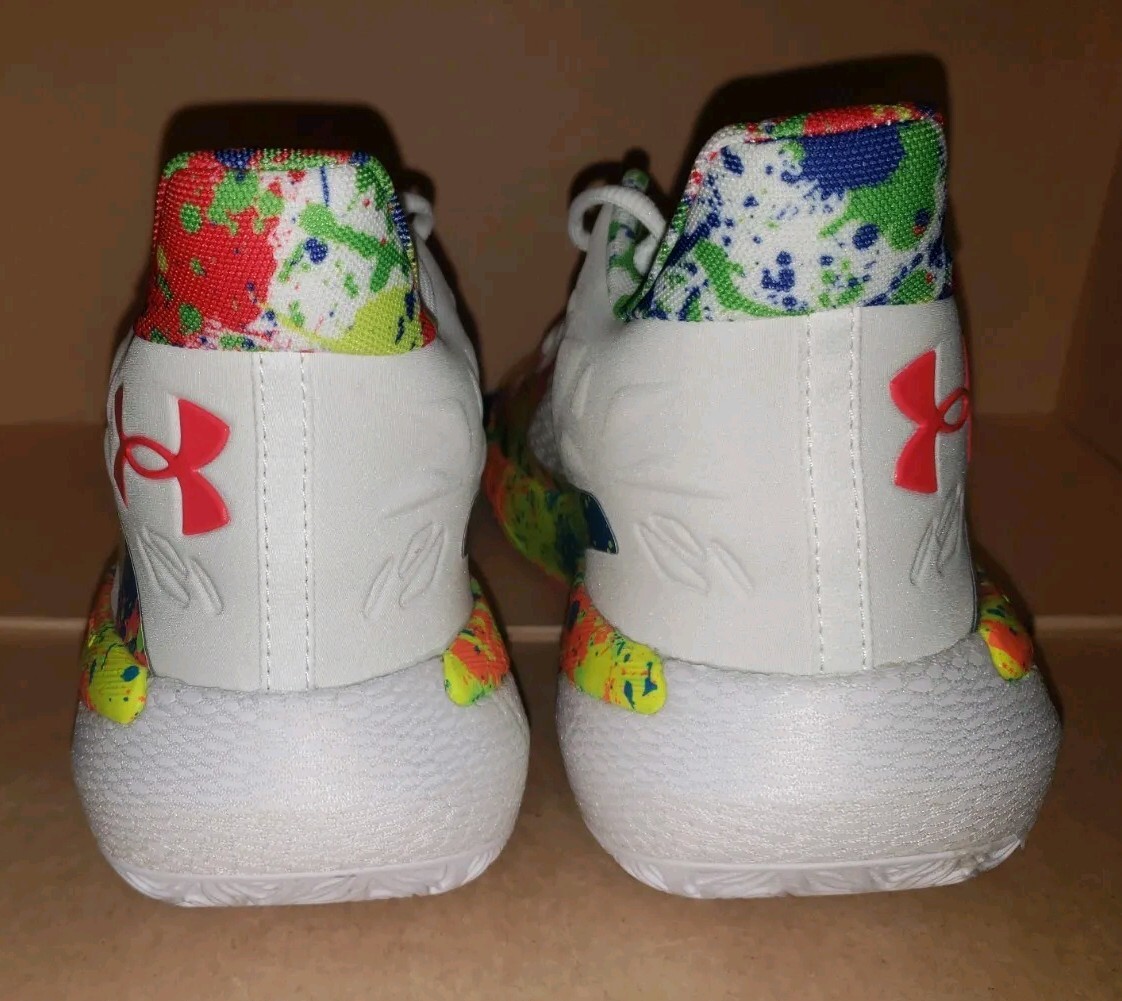 Under Armour HOVR Havoc 2 Paint Splash Basketball Rare Men display picture 3