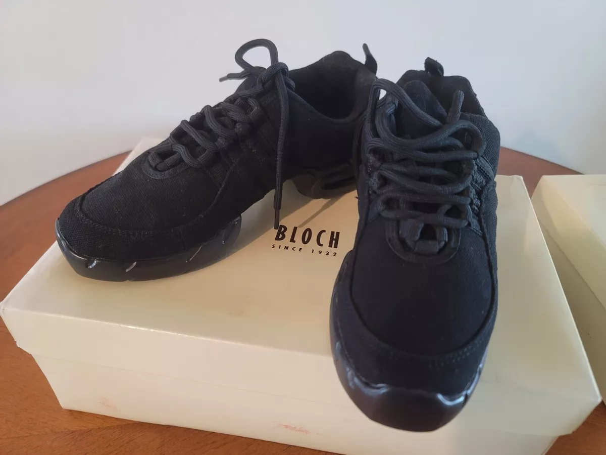 Bloch Dance Women's Black Canvas Boost Split Sole Dance Sneaker Size 6.5  s0528l