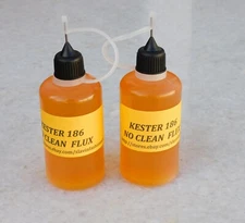 100 ml . KESTER 186   SOLDERING ROSIN FLUX    NO CLEAN  BEST FLUX FOR ELECTRONIC