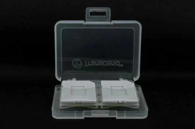 Capa Rígida Transcend Caixas de cartão de memória de câmera