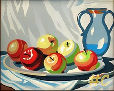 Still Life with Fruit - Printed Needlepoint Canvas for DIY Embroidery FA143