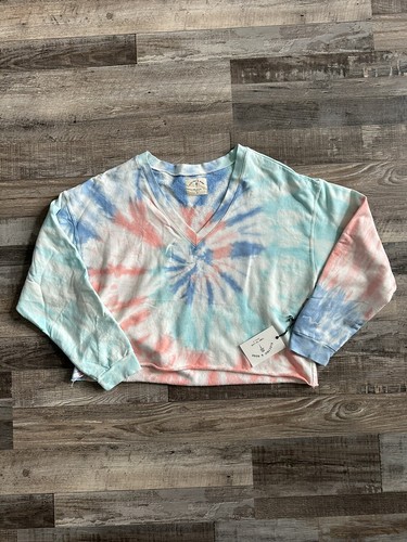 $168- ELECTRIC & ROSE Tie Dye Sweatshirt Size S NWT