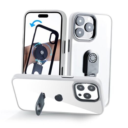 Magnetic Watchband Phone Case for iPhone 16 Pro Max 360° Clear Protection
