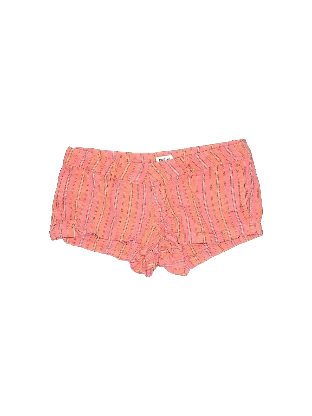 Pantalones cortos a rayas de algodón Mossimo para mujeres