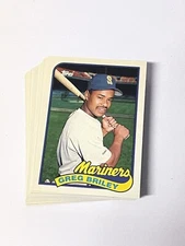 1989 Topps Tiffany Singles You Pick Seattle Mariners
