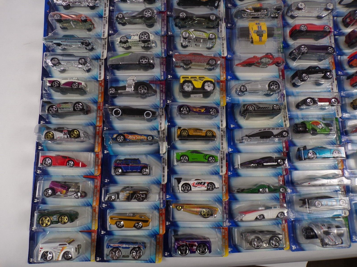 Hot Wheels 2004 # 1-100 set of cars with poster. All New in