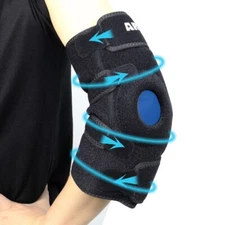 Elbow Ice Pack Wrap,Large Reusable Gel Pack with Elbow Support Hot Cold Therapy