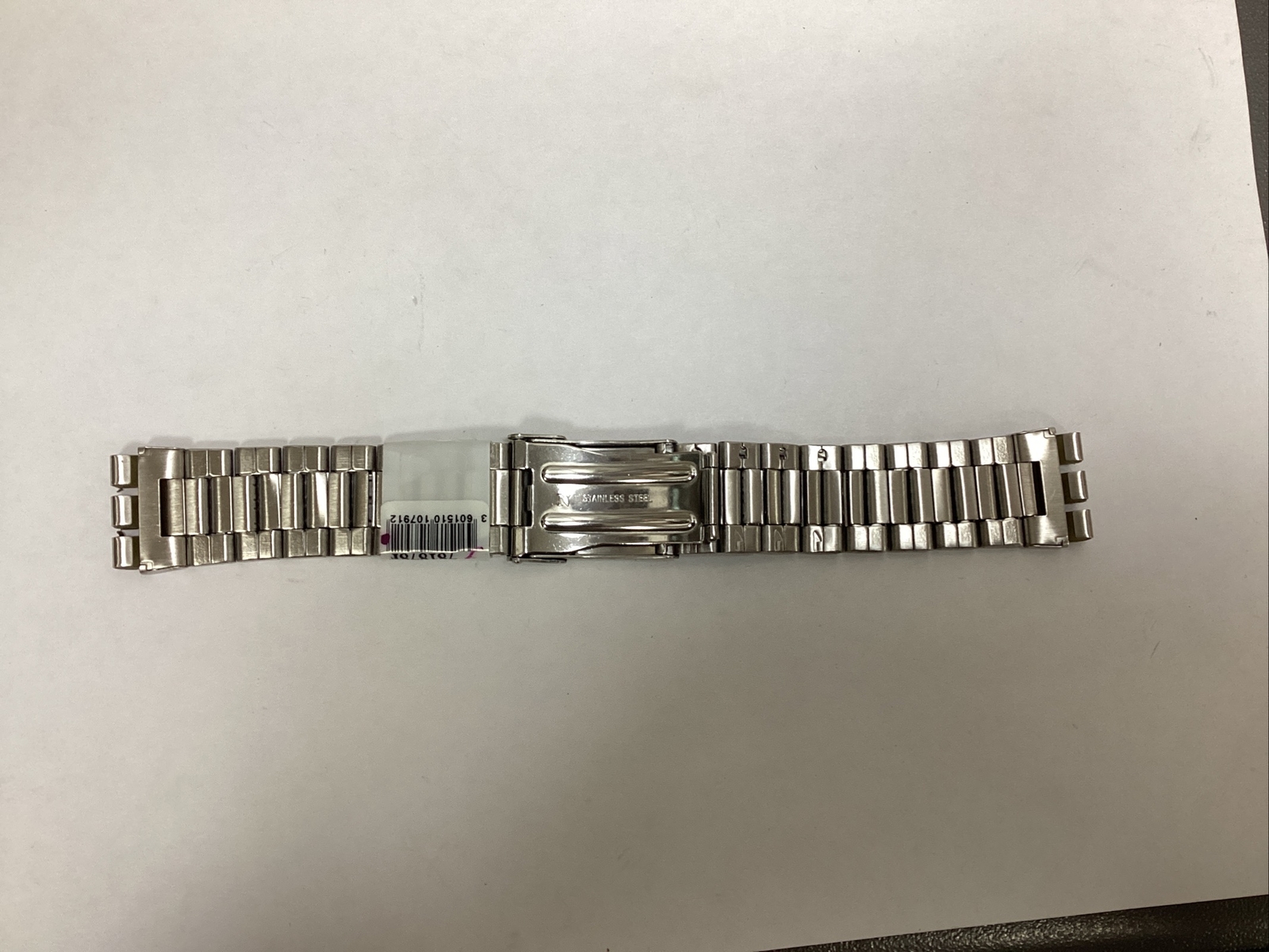 Bracelet Montre Acier Inoxydable Argenté ZRC - Largeur 12mm - Neuf Sans étiquette