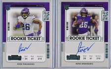 KENE NWANGWU - 2pc 2021 Contenders RPS Rookie Ticket & Varaiation SP AUTOs