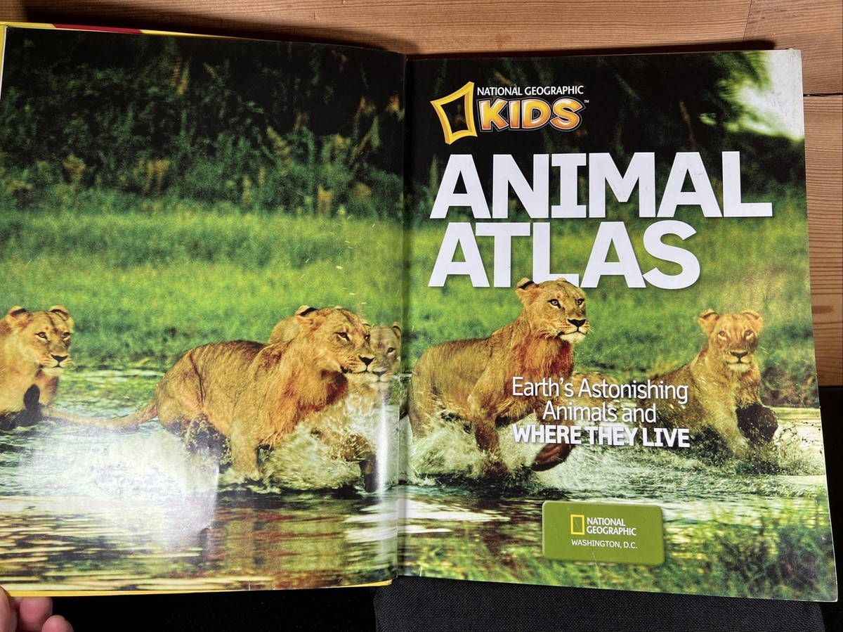 Nat Geo Wild Animal Atlas National Geographic Store Animals Children's