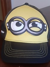 Minions 3D Pop Hat Youth Size NWT Snapback Illumination FREE SHIPPING